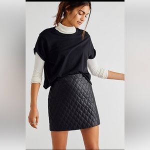 Free people skirt and blazer set
